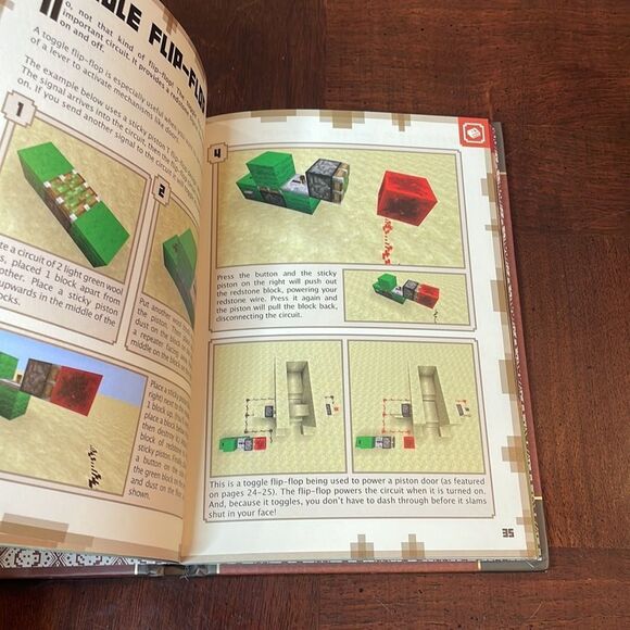 Mojang Minecraft Redstone Handbook Book - Picture 6 of 9